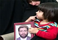 سوال دختر سه ساله شهید خزایی در روز تولدش اشک همگان را درآورد 